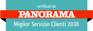 Certificato Panorama Miglior Servizio Clienti 2018